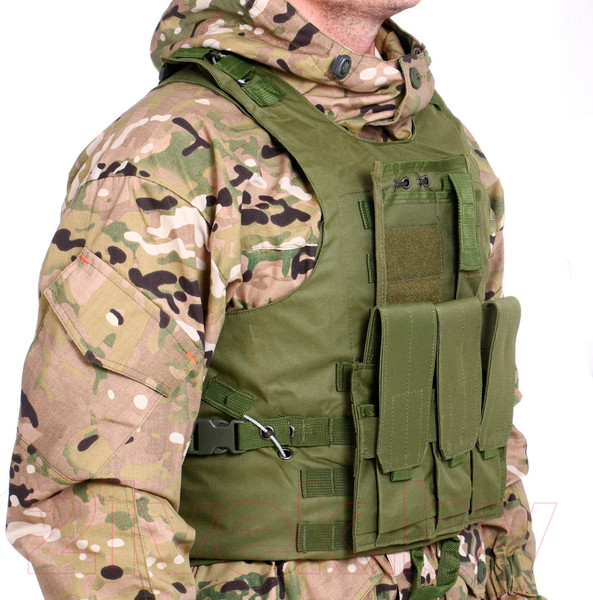 Изображение товара Жилет разгрузочный Sima-Land Storm Tactic 7914118 (зеленый)