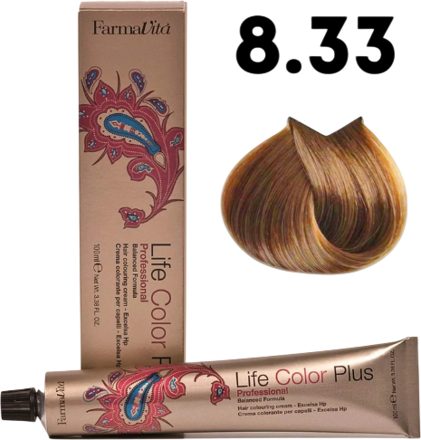Изображение товара Крем-краска для волос Farmavita Life Color Plus 8.33 (100мл)