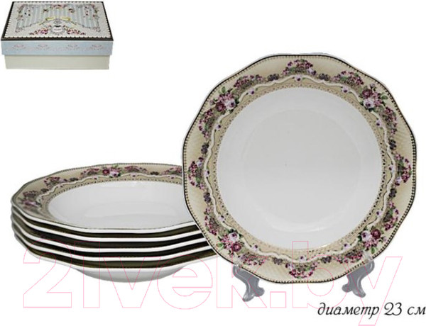 Изображение товара Набор тарелок Lenardi Селена 108-259 (6шт)