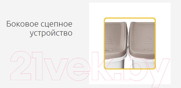 Изображение товара Емкость для хранения корма Stefanplast 98400 (прозрачный/белый)