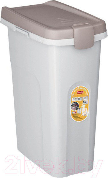 Изображение товара Емкость для хранения корма Stefanplast 98451 (прозрачный/светло-серый)