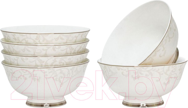 Изображение товара Набор салатников Lenardi Серый шелк 145-133 (6шт)