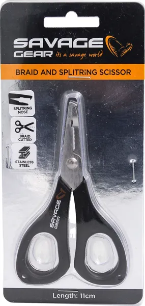 Изображение товара Ножницы рыболовные Savage Gear Braid And Splitring Scissors / 71893