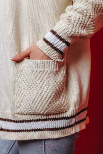 Изображение товара Кардиган Romgil ТЗ708Х (р.170-88-94, молочный)