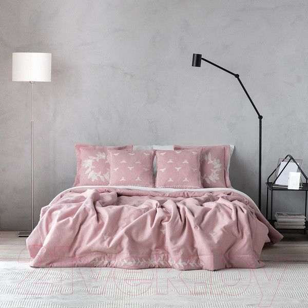 Изображение товара Набор текстиля для спальни Pasionaria Фито 230x250 с наволочками (розовый)