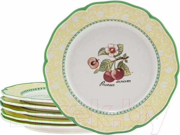 Изображение товара Набор тарелок Lenardi Фруктовый сад 109-084 (6шт)