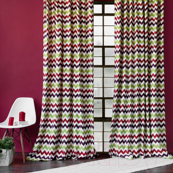 Изображение товара Комплект штор Pasionaria Майкл 340x270 (зеленый)