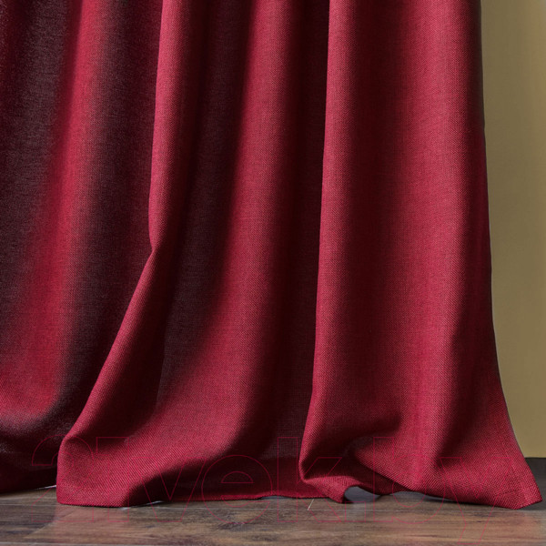 Изображение товара Комплект штор Pasionaria Джерри 400x270 с подхватами (винный)
