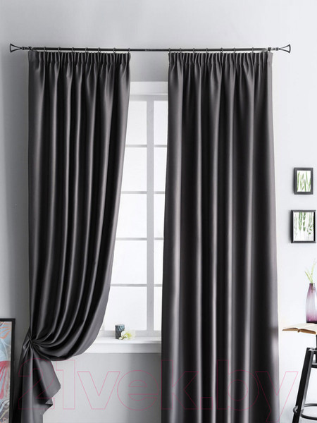 Изображение товара Комплект штор Pasionaria Блэквуд 400x270 (черный)