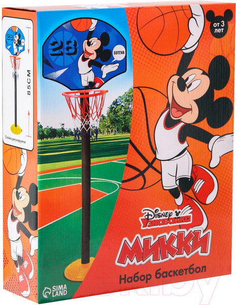 Изображение товара Баскетбольный стенд Disney Микки Маус 7503143 / JY2262J