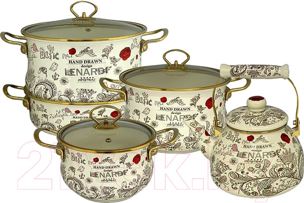 Изображение товара Набор кухонной посуды Lenardi Птичий дворик 776-014