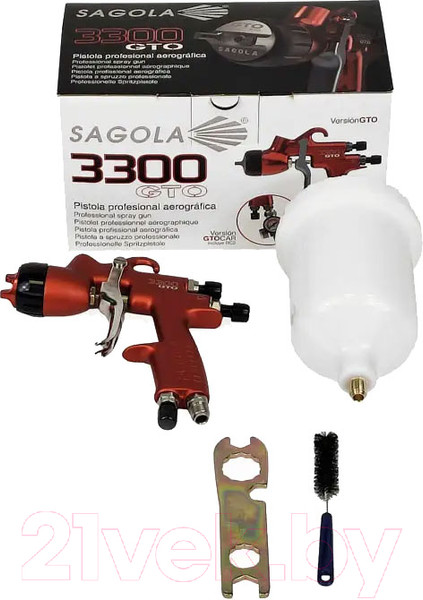 Изображение товара Пневматический краскопульт Sagola 3300 GTO 1.40 TECH / A00019203