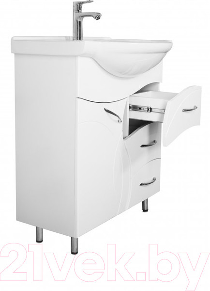 Изображение товара Тумба под умывальник Style Line Амелия 65см 3 ящик (для классической раковины)