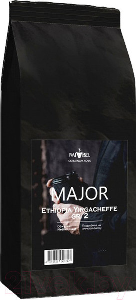 Изображение товара Кофе в зернах Major Ethiopia Yirgacheffe GR.2 (250г)