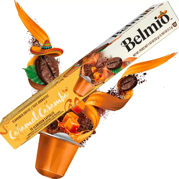 Изображение товара Кофе в капсулах Belmio Caramel Caramba стандарта Nespresso (10x5.2г)