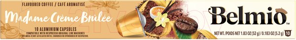 Изображение товара Кофе в капсулах Belmio Madame Creme Brulee стандарта Nespressо (10x5.2г)