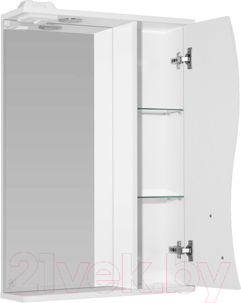 Изображение товара Шкаф с зеркалом для ванной Style Line Амелия 60см (с подсветкой)