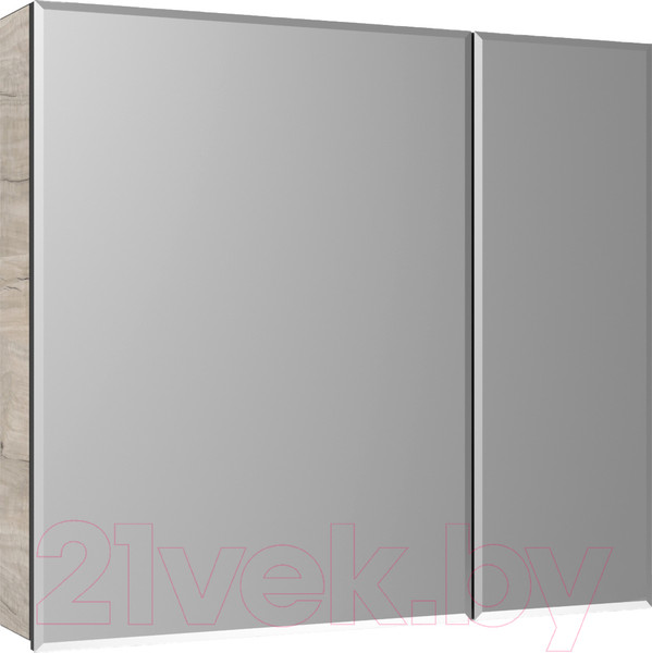 Изображение товара Шкаф с зеркалом для ванной Style Line Берлин универсальный 80см