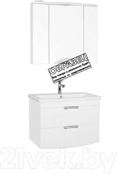 Изображение товара Шкаф с зеркалом для ванной Style Line Жасмин-2 76 (с подсветкой)