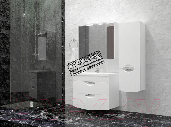 Изображение товара Шкаф с зеркалом для ванной Style Line Жасмин-2 76 (с подсветкой)