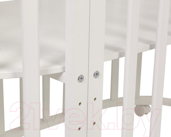 Изображение товара Детская кровать-трансформер Polini Kids Simple 911 (белый)