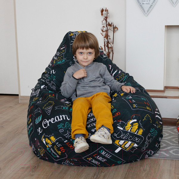 Изображение товара Бескаркасное кресло Flagman Груша Макси XXL Г2.4-28 (айскрим)