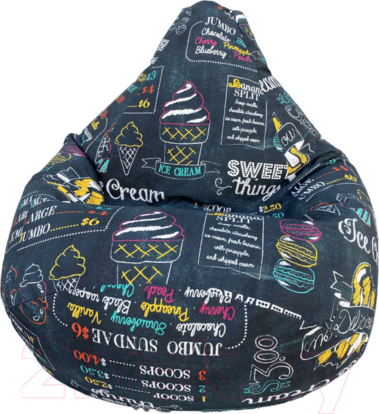 Изображение товара Бескаркасное кресло Flagman Груша Макси XXL Г2.4-28 (айскрим)