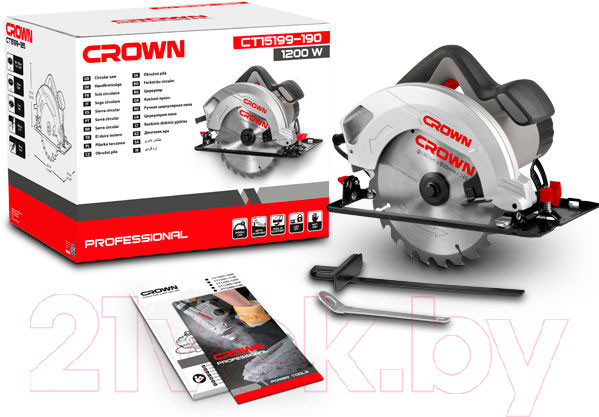 Изображение товара Дисковая пила CROWN CT15199-190