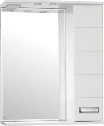 Изображение товара Шкаф с зеркалом для ванной Style Line Ирис 70 (с подсветкой)