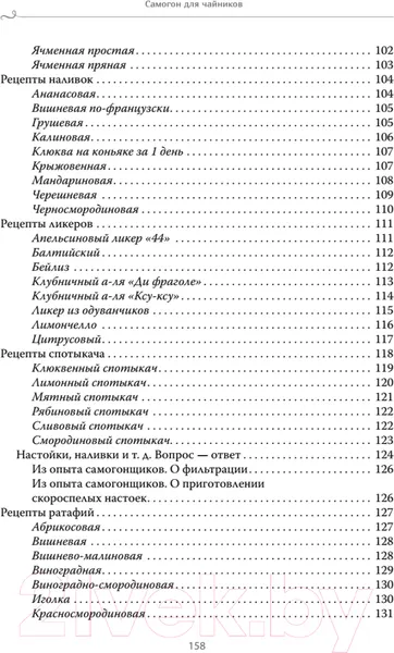 Изображение товара Нехудожественная книга Питер Самогон для чайников. Надежные рецепты (Самогон С.С.)