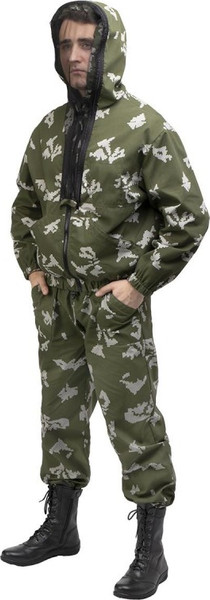 Изображение товара Костюм для охоты и рыбалки Helios Горизонт / T-KS-GR-2XS-009 (р-р 32-34/128-134, березка)