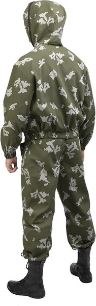 Изображение товара Костюм для охоты и рыбалки Helios Горизонт / T-KS-GR-2XS-009 (р-р 32-34/128-134, березка)