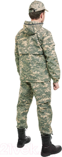 Изображение товара Костюм для охоты и рыбалки Helios Стоп-клещ (р-р 40-42/170, серый пиксель)