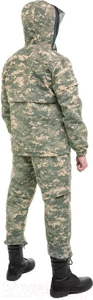 Изображение товара Костюм для охоты и рыбалки Helios Стоп-клещ (р-р 40-42/170, серый пиксель)