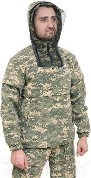 Изображение товара Костюм для охоты и рыбалки Helios Стоп-клещ (р-р 40-42/170, серый пиксель)