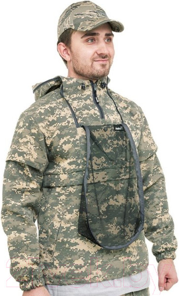 Изображение товара Костюм для охоты и рыбалки Helios Стоп-клещ (р-р 40-42/170, серый пиксель)