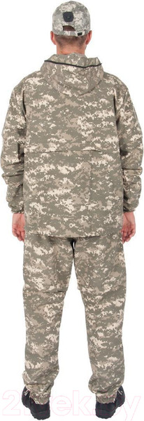 Изображение товара Костюм для охоты и рыбалки Helios Стоп-клещ (р.48-50/176, серый пиксель)