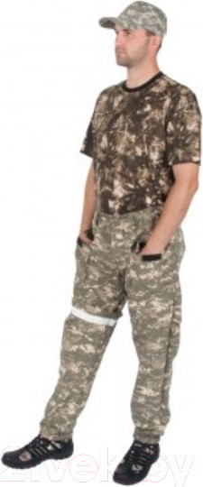 Изображение товара Костюм для охоты и рыбалки Helios Стоп-клещ (р.48-50/176, серый пиксель)