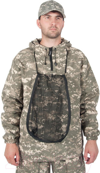 Изображение товара Костюм для охоты и рыбалки Helios Стоп-клещ (р.48-50/176, серый пиксель)
