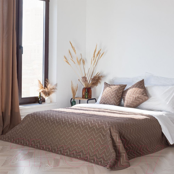 Изображение товара Покрывало Pasionaria Сканди 220x240 (коричневый)