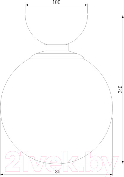 Изображение товара Потолочный светильник Евросвет 30197/1 (черный)