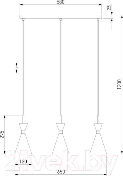 Изображение товара Потолочный светильник Bogate's 316/3