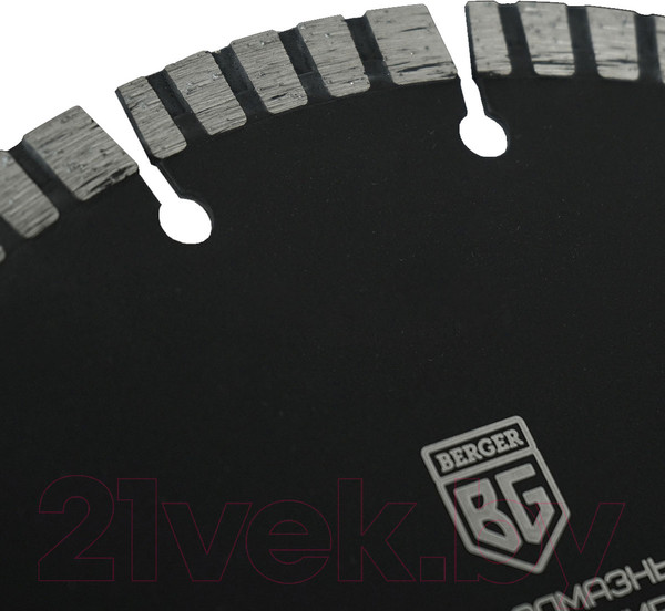 Изображение товара Отрезной диск алмазный BERGER Турбо-сегментированный 125x2.0x22.23мм / BG1604