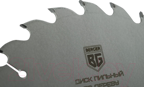 Изображение товара Пильный диск BERGER 190x30/25.4/20/16x24z, 2.6/1.8мм, ATB 10°, атака 20° / BG1646