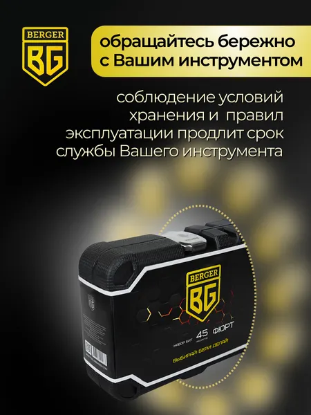 Изображение товара Набор отверток BERGER BG2185 (45 предметов)