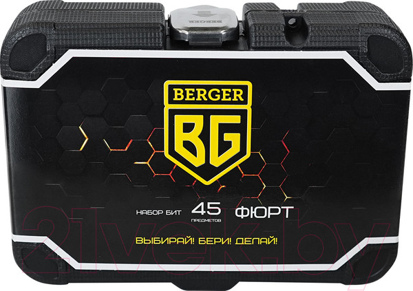Изображение товара Набор отверток BERGER BG2185 (45 предметов)