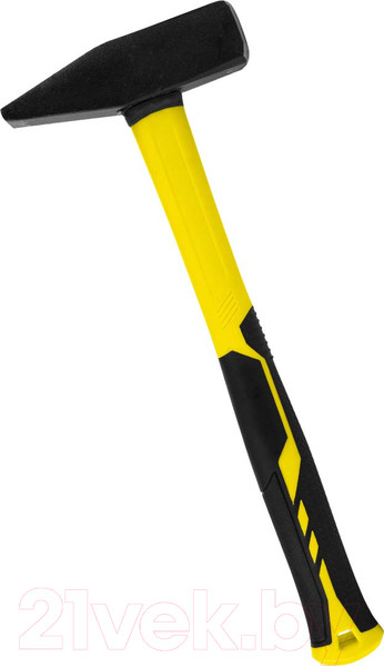 Изображение товара Молоток BERGER Слесарный кованый 500г / BG1514 (фиберглассовая рукоятка)