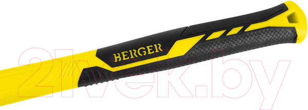 Изображение товара Молоток BERGER Слесарный кованый 800г / BG1515 (фиберглассовая рукоятка)