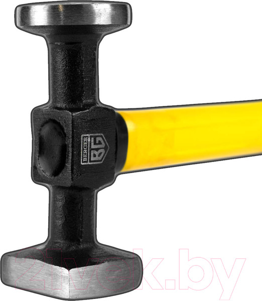 Изображение товара Молоток BERGER Рихтовочный кованый 540г / BG1521 (фиберглассовая рукоятка)