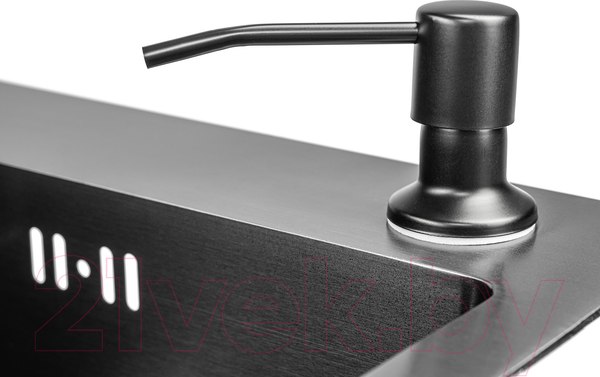 Изображение товара Мойка кухонная Saniteco 6045 Nano (с сифоном, дозатором и коландером)